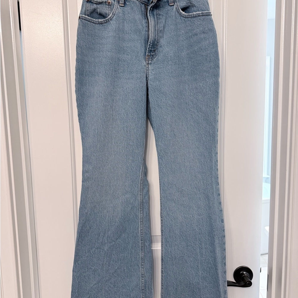 Abercrombie & Fitch Light Blue Flare Jeans